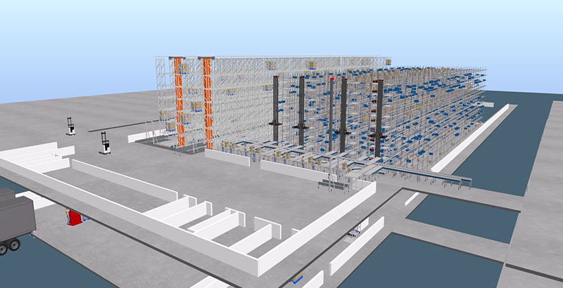 Huamei Thread Industry Logistikzentrum Projekt